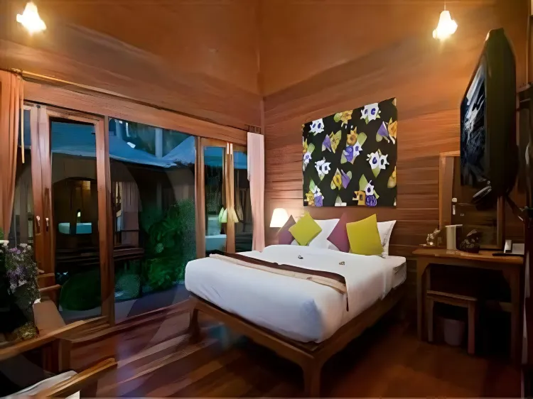 วิลล่า วิวสวนเตียงเดี่ยว หรือเตียงคู่