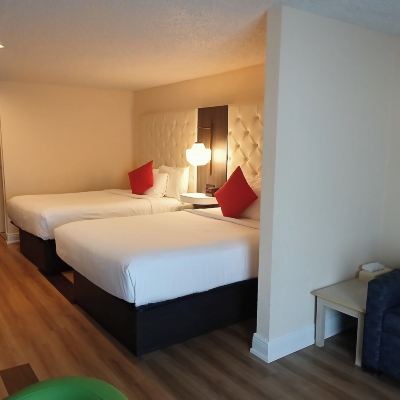 Family Studio Suite, 2 Queen Beds Tiki Resort Promo Code