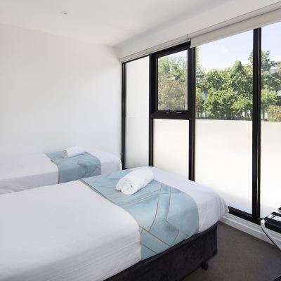 Premier Two Bedroom Apartment with Balcony RNR Serviced Apartments North Melbourne Promo Code