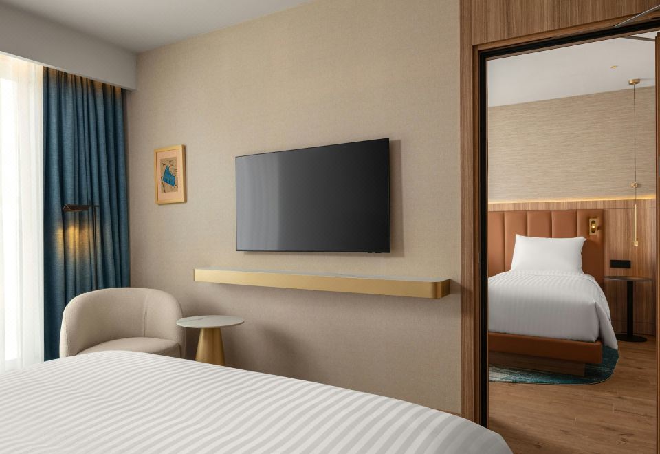 标准特大床房带城景