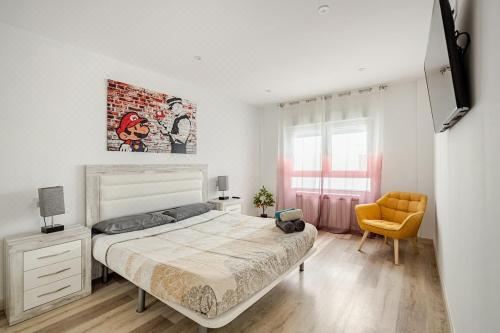 Recomendado: Wifi+ 12 Min Ayto + 4 Habs Dobles + Parking Apartment