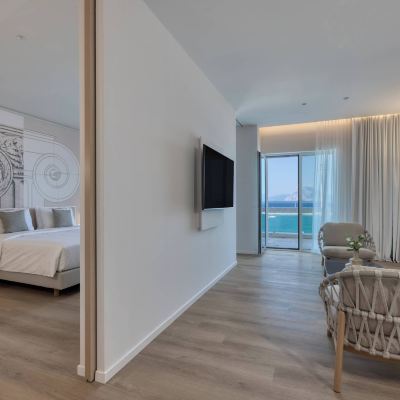Waterfront Deluxe Suite with Balcony- 1 King Size Bed and A Double Sofa Bed Astir Promo Code