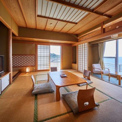 和風オーシャンビュールーム(浴室) 佐渡相川　伝統と風格の宿　ホテル万長 クーポン