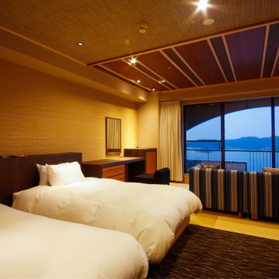 本館高層階和洋室禁煙 プラザ淡路島 クーポン