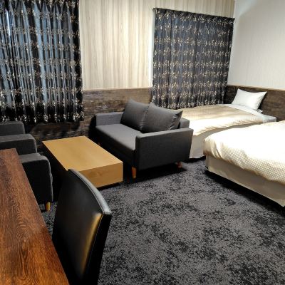 プレミアツインルーム、禁煙、23.5 ft2 ベッド幅 1200mm グランドパークホテル大館 クーポン