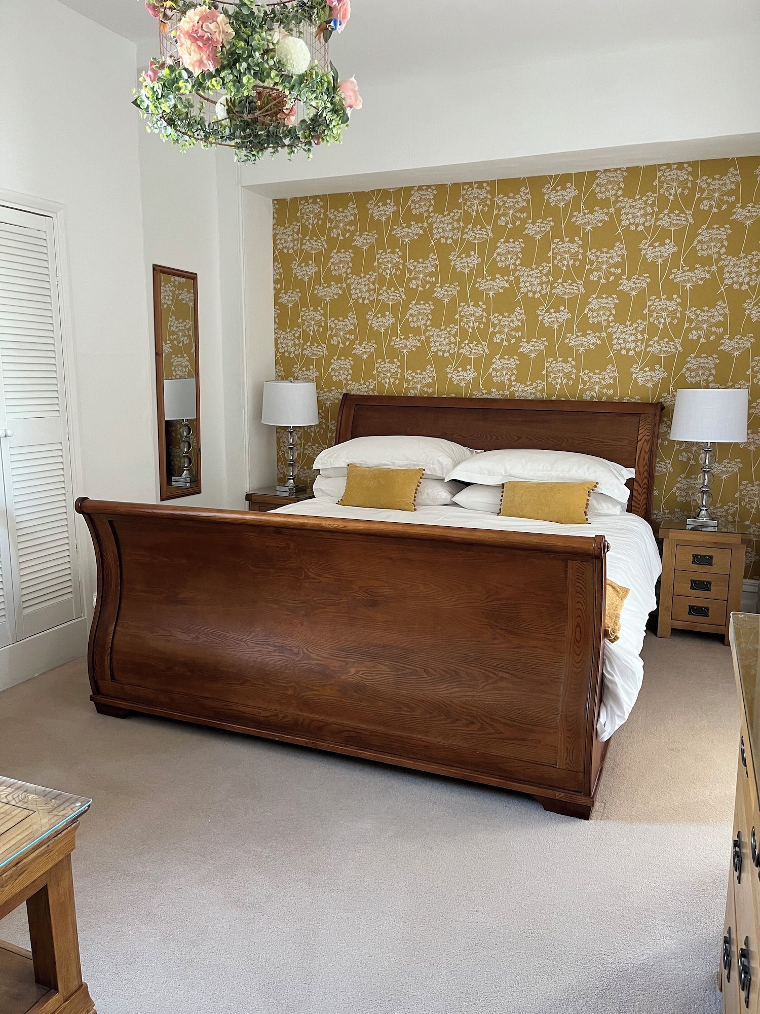 双人房，山丘景观 （Quiller）