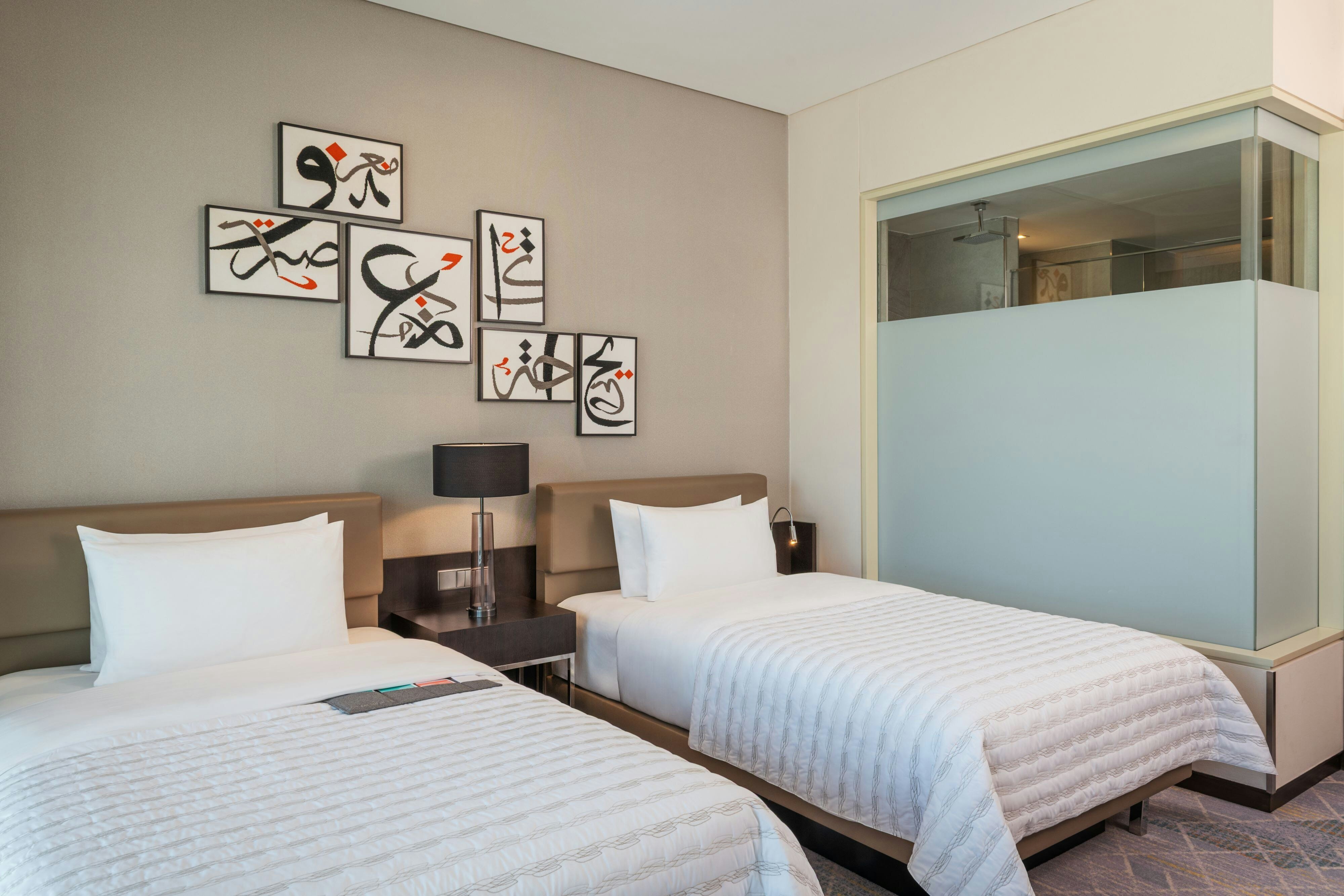 高级2张单人床房