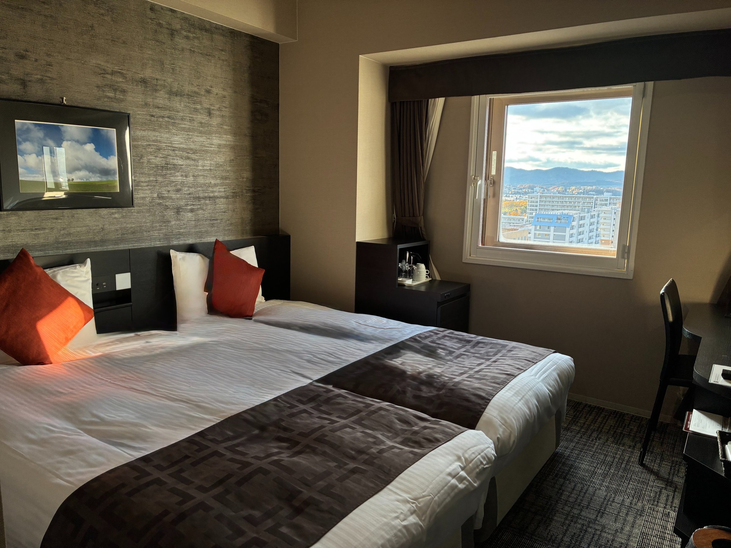 高层荷里活双床房 可吸烟