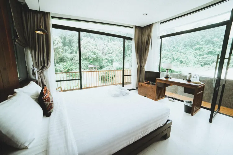 ห้องคิงพร้อมวิวภูเขา