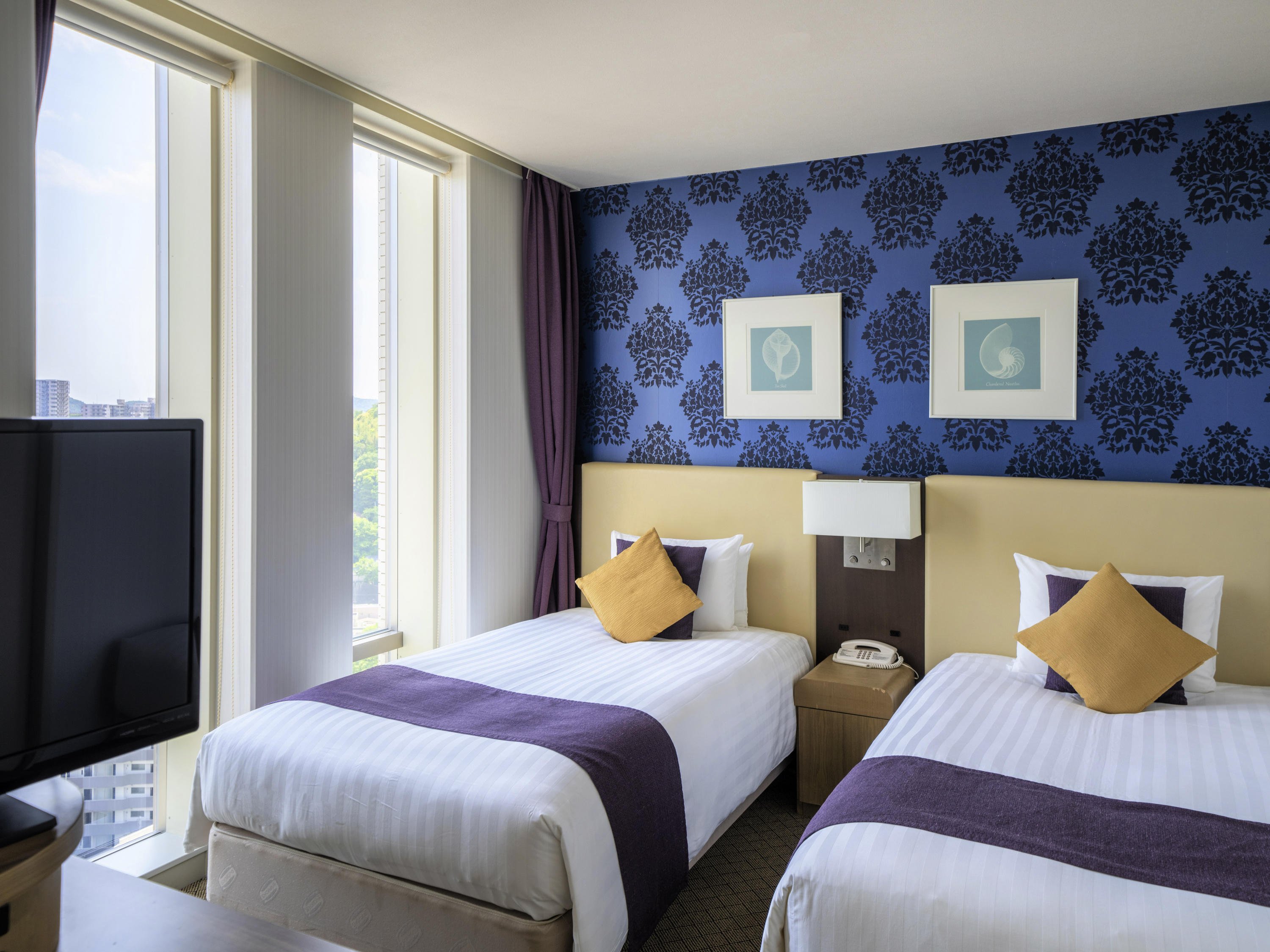 豪华双床房带沙发