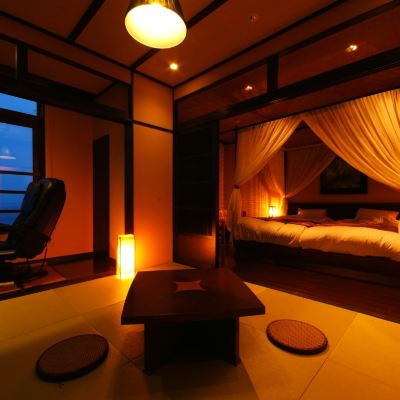 Japanese/Western-Style Designer Room With Canopy (Unam Type) 石鏡第一ホテル神倶良 クーポン