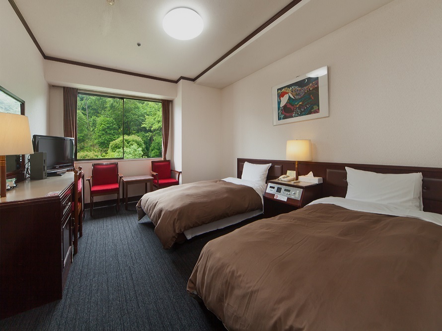 Hotel Sunshine Aoyama标准双床房（禁烟）