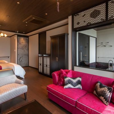 5階スイートツインルーム湖の景色[ツインルーム][禁煙][湖の景色] 上諏訪温泉 しんゆ クーポン