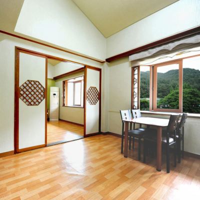 Condo, Kitchen (25 Pyeong) 리틀프린스펜션 쿠폰
