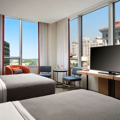 Mobility/hearing Access Deluxe Two Queen Room with Bathtub Canopy by Hilton New Orleans Downtown Promo Code