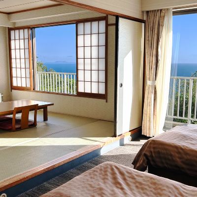 [Annex] [Japanese-Western Room] [Non-Smoking] [Mountain View] [Nightlife View] [Ocean View] 熱川温泉　熱川ハイツ【伊東園ホテルズ】 クーポン