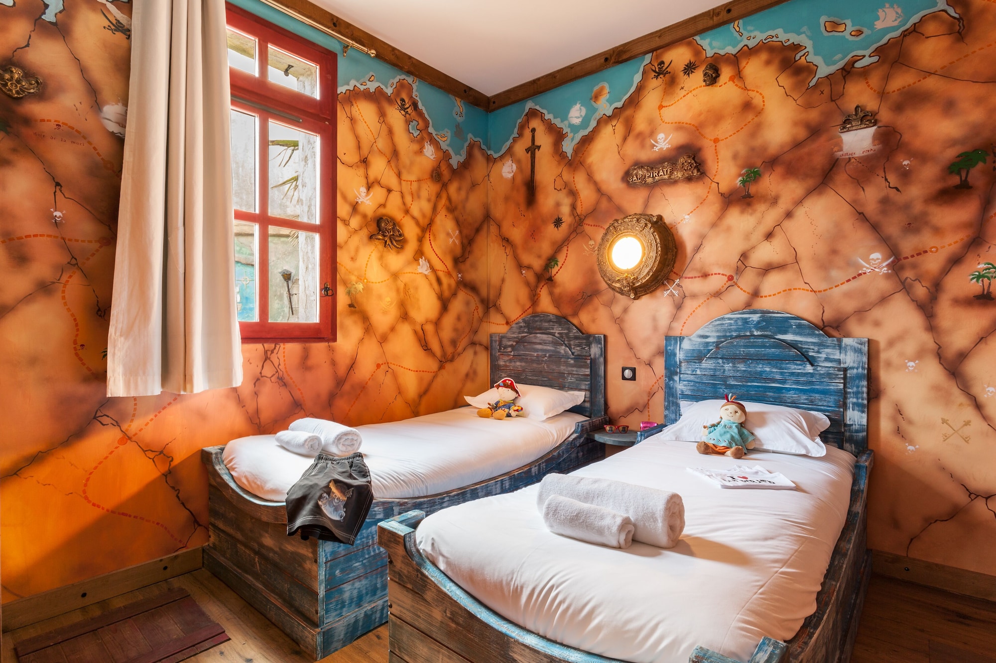 套房“Boucaniers” 6人（2间房和客厅的梳化床）