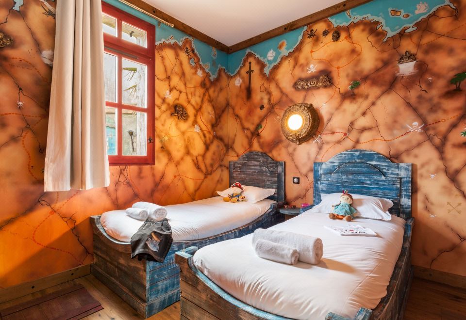 套房“Boucaniers” 6人（2间房和客厅的梳化床）