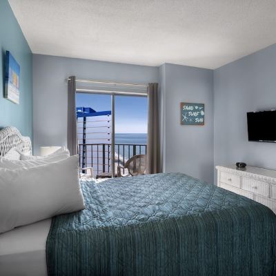 Angle Oceanfront One Bedroom Condo