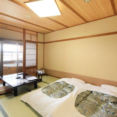 富士山側日式房帶露天浴池