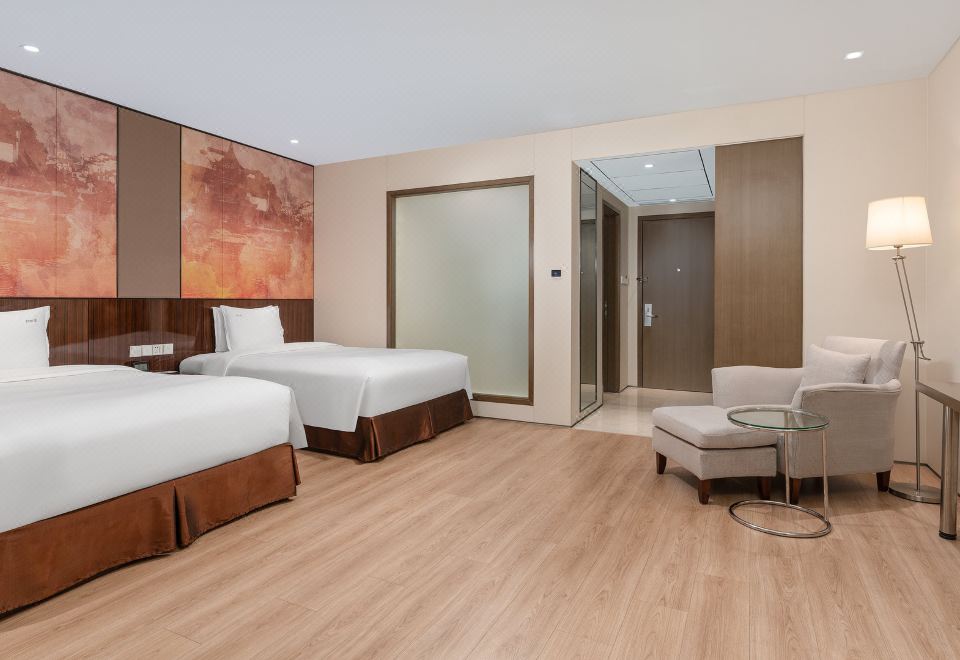 豪華房雙人床-攬秦淮風韻