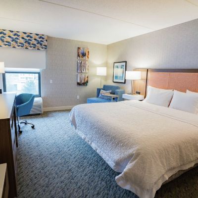 Mobility Hearing Accessible King Room with Roll in Shower Hampton Inn Clarks Summit Promo Code