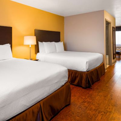 Suite-2 Queen Beds, Non-Smoking, Separate Living Area, Couch, Microwave And Refrigerator, High Speed Internet Access SureStay Plus Hotel by Best Western Hammond Promo Code