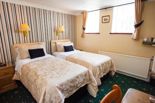 小型半地下双床间