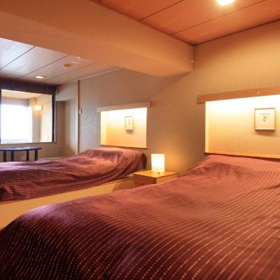 スーペリアツインルーム 畳エリアと露天風呂付き - 喫煙 秀花園　湯の花膳 クーポン