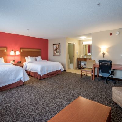 Mobility/Hearing Accessible Two Queen Studio with Roll in Shower Hampton Inn Enterprise Promo Code