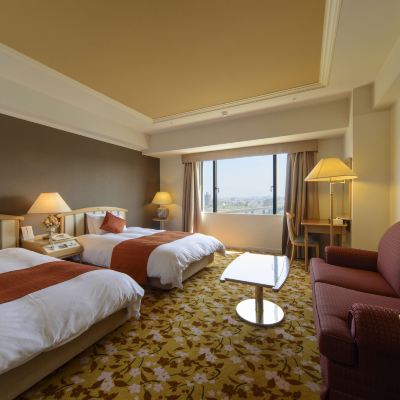 スーペリアリバーサイドツインルーム(東ウイング)(禁煙) 宮崎観光ホテル クーポン