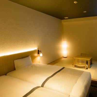優質日本現代雙床房b