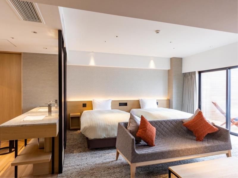 豪华双床房，带露天风吕