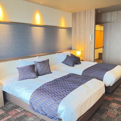 本館バリアフリーツインバス付き、オーシャンビュー 淡路島うずしお温泉 うめ丸 クーポン