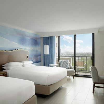 Two Double Room with Balcony Intracoastal View Fort Lauderdale Marriott Harbor Beach Resort & Spa Promo Code