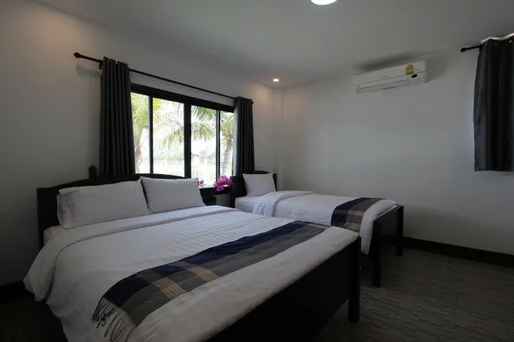 ห้องแฟมิลี่ทริปเปิล, 1 ห้องนอน, วิวสวน, ติดสวน