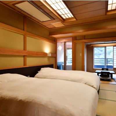 Indoor Hot Spring Bath With An Adjoining Room, Hearthside Dining [Japanese-Western Room] [Non-Smoking] [Mountain View] 塩原温泉　渓流野天風呂と炉端料理の宿　湯守田中屋 クーポン