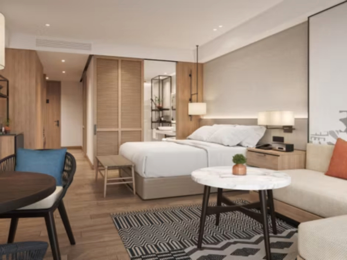 特大床转角海景小型套房