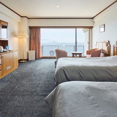 スタンダードオーシャンビューツインルーム(浴室) 志布志湾　大黒リゾートホテル クーポン