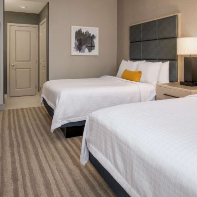 Mobility Hearing Accessible Two Queen Suite with Roll In Shower Homewood Suites by Hilton Belmont Promo Code