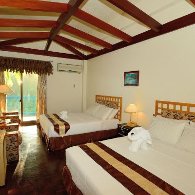 標準雙人房， 2 張大床， 庭院景觀 帕勞愛來度假會館優惠