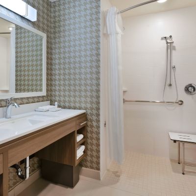 Studio With 1 King Bed, Roll In Shower-Mobility And Hearing Accessible Non-Smoking Home2 Suites by Hilton Saginaw, MI Promo Code