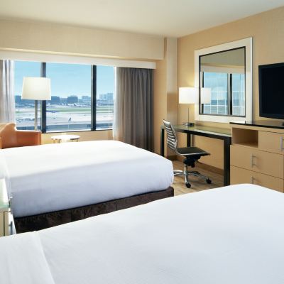 跑道景兩張雙人床房 洛杉磯機場希爾頓酒店優惠