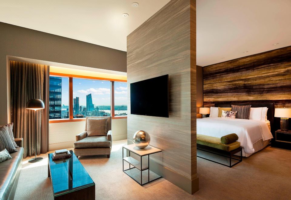 The Westin New York at Times SquareSuite, 1 King, Empire State View, Skyline View, Corner Room