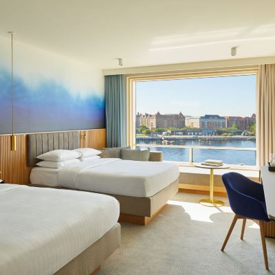 Executive Two Double Room with Water View Concierge Lounge Access High floor Copenhagen Marriott Hotel Promo Code