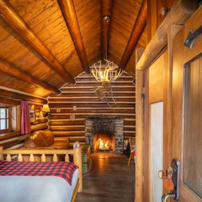 Historic Cabin, Wood Fireplace Storm Mountain Lodge Cabins & Dining Promo Code