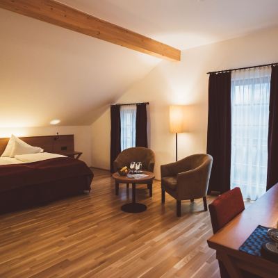 高級雙人房（湖景，德國雙床） 哈爾施塔特歷史酒店優惠