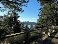 Paradise in Forest setting w/ Ocean views, hot tub, close to town & Hiking Hoteles en Eastsound