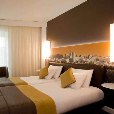 經典房-兩張單人床（39"x79"） 教皇宮亞維儂中心美居酒店優惠