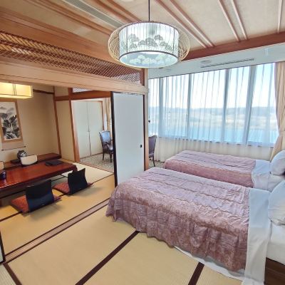 Twin Japanese-Style Rooms Riverside [Japanese Room] [Non-Smoking] [River View] 九十九里　ヴィラそとぼう クーポン